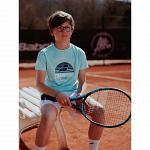 Babolat Exercise Graphic Tee Boy Angel Blue / Heather